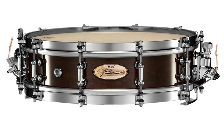 Pearl Philharmonic Concert Snare Drum - Solid Shell Cherry 14x6.5, Rounded  Bearing Edges