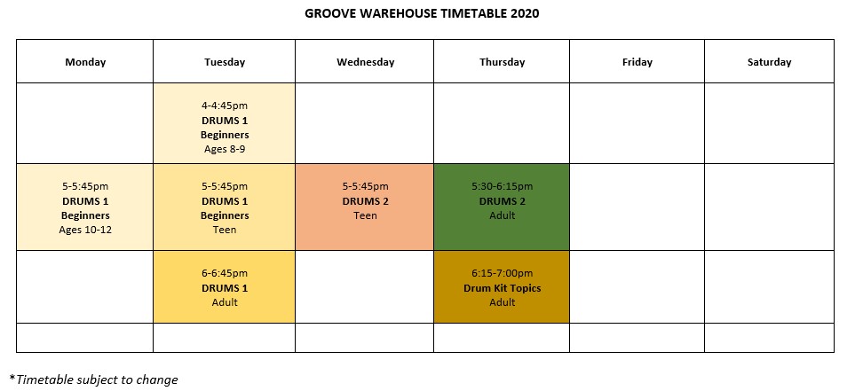 Timetable Timetable