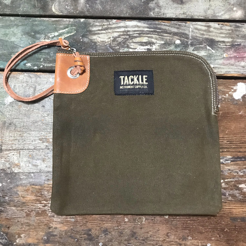 Tackle Zippered Accessory Bag- Forest Green