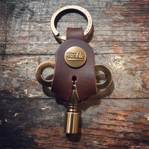 Tackle Timekeepers Drum Key - Antique Brass