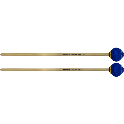 Innovative Multi-Tone Marimba Mallets - Royal Blue Yarn - Rattan