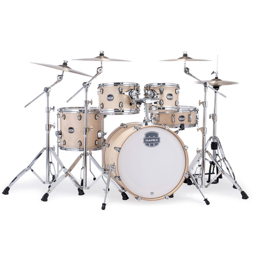 MAPEX Mars Maple 5pce Natural Satin Drum Kit