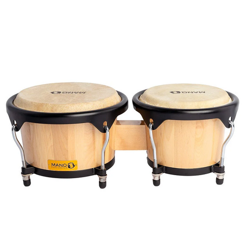 Mano Percussion Bongos - Natural Finish