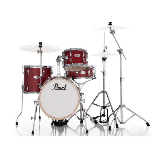 Pearl Midtown Series 4-piece Drum Set with Hardware - Matte Red