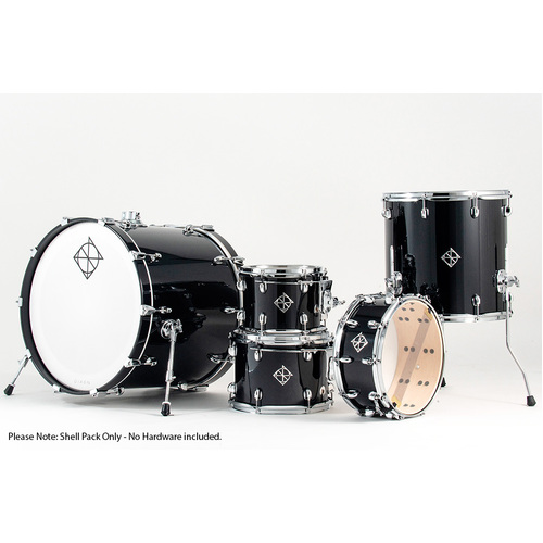 Dixon 5pc 20" Maple Cornerstone Shell Pack - Piano Black