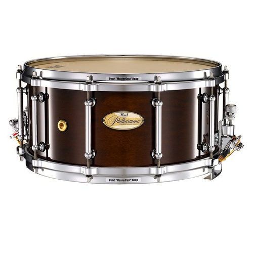 Pearl 14" x 8" 6Ply Maple Philharmonic Concert Snare Drum - High Gloss Walnut