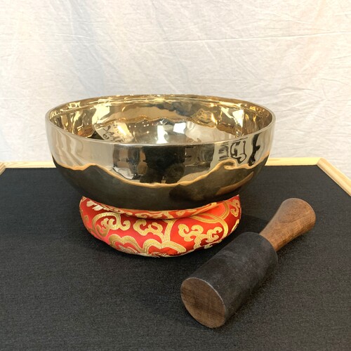 Brass Singing Bowl 10.5" - Plain Gold