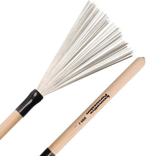 Innovative WBR3 Medium Wire Brush With Fixed Wood Handle